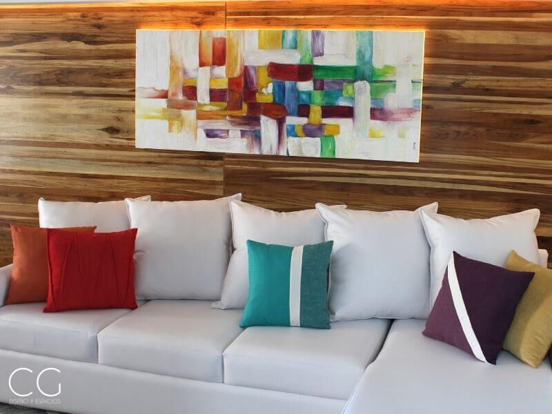 el arte en la decoración de interiores